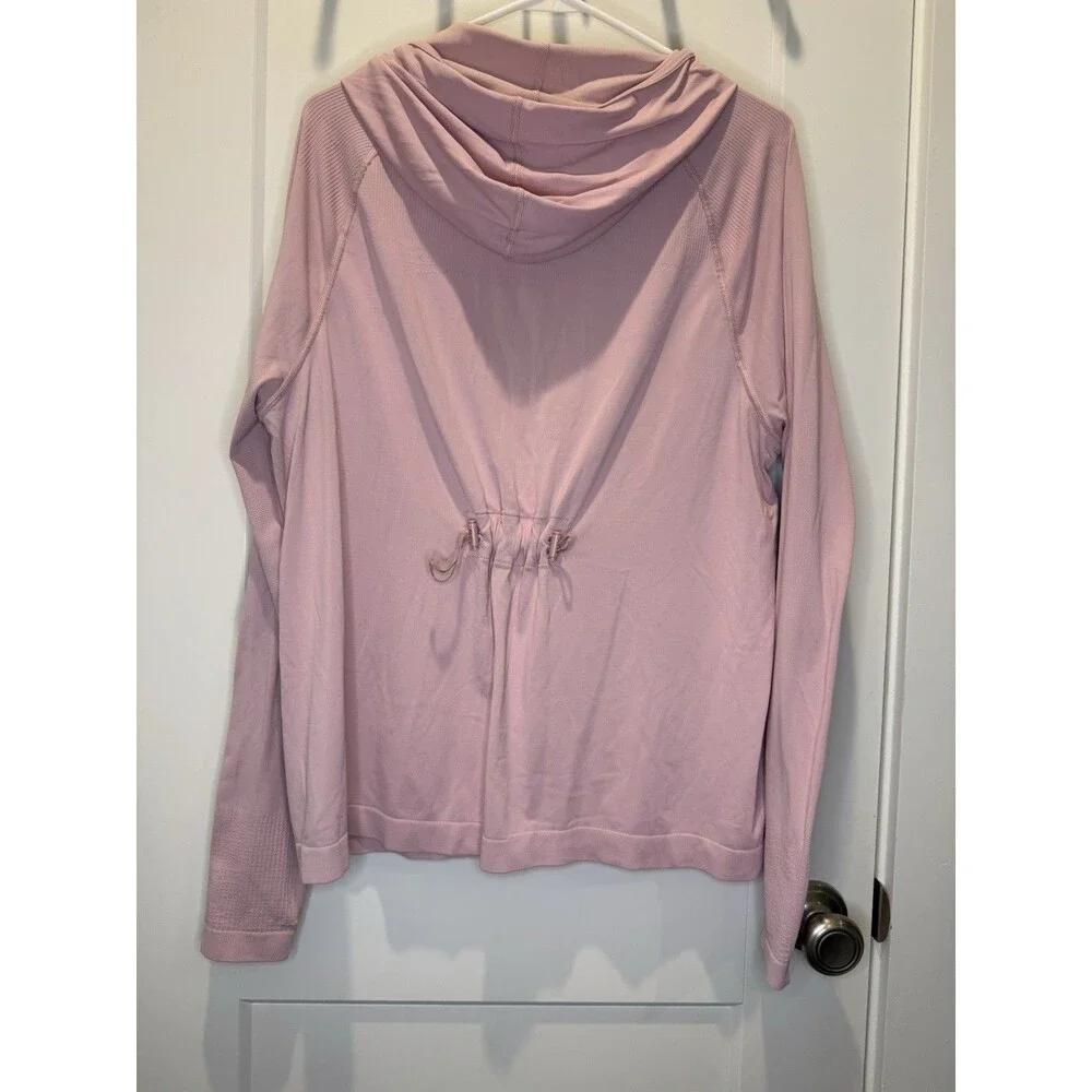 Gymshark Shirt Women's X-Large Purple Long Sleeve Hoodie Active Stretch Gym - Picture 4 of 6